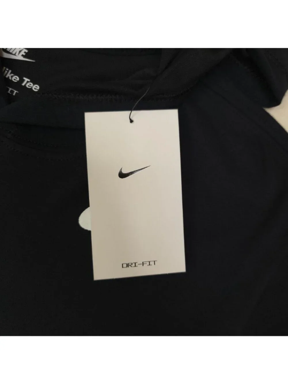 Nike Mens Dri-FIT Long Sleeve Hoodie Tee Shirt Size Small Black